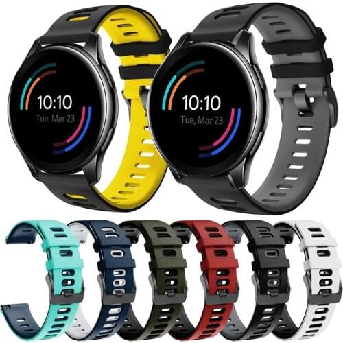 22mm Silicone Sport Replacement Breathable Band For Oneplus Watch strap for one plus watch watchbands ремешок Correa
