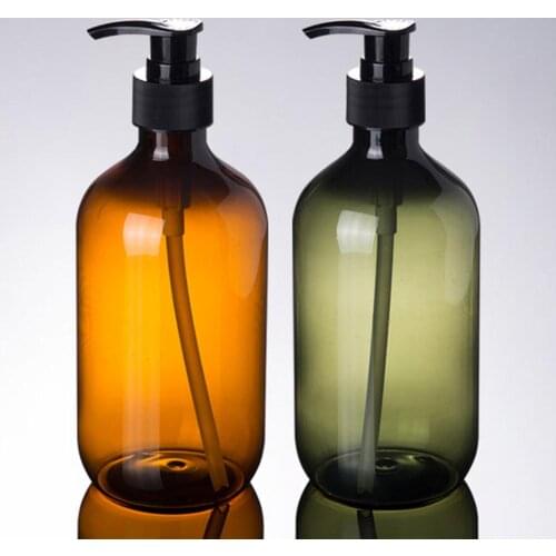 300/500ml Lotion Shampoo Shower Gel Holder Soap Dispenser Empty Bath Pump Bottle