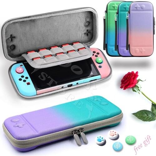 Nintend Switch Storage Bag Colorful Protective Carrying Case Joycon Cover for Nintendo Switch Nintendoswitch NS Game Accessories