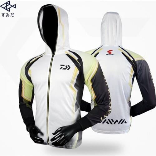 Daiwa Dropshipping Fishing Clothing Hooded Jacket Outdoor Quick-Dry Breathable Long Sleeve Professional Fishing Shirt Pesca