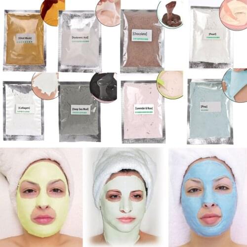 DIY SPA Quality Collagen Hyaluronic Acid Soft Mask Powder Face Mask Anti Aging Anti Wrinkle Peel Off Rubber Mask Powder 20g