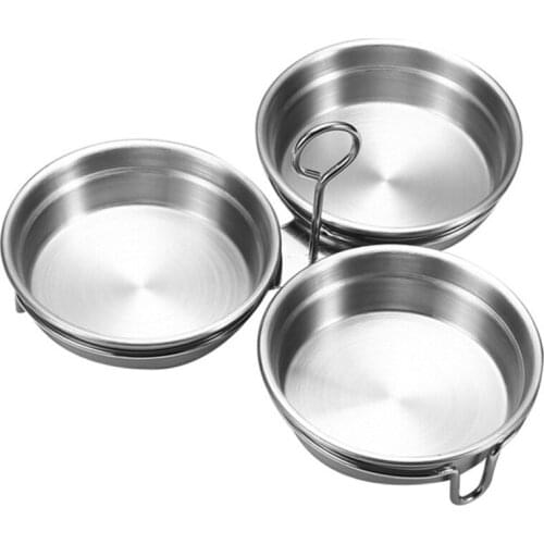 304 Stainless Steel Steamed Egg Mold With Oil Brush Egg Tart Baking Kitchen Cooking Tool Heart-shaped Mold Kitchen Cooking Tools