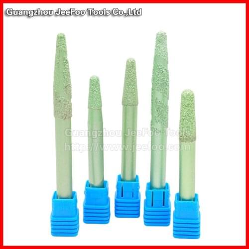 Vacuum Brazing stone engraving bits marble granite router bits for Cutting Stone Edge Engraving Tools