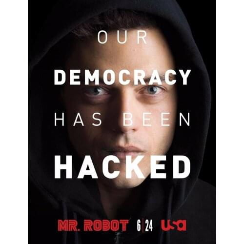 Mr. Robot Season 1 TV Art print Silk poster Home Wall Decor