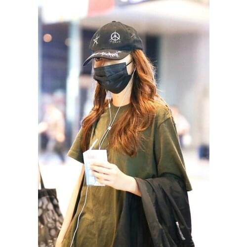 Hat mens cap hot hip-hop hat womens hat tide black and white baseball cap