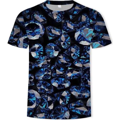 Colorful Art 2019 Summer Mens Fashion Street 3d Graphic T-shirt Compression Graphic T-shirt Custom 3d T-shirt Printing Europea