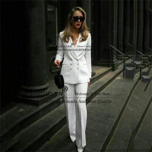 Linyixun Women's Business Trouser Suits