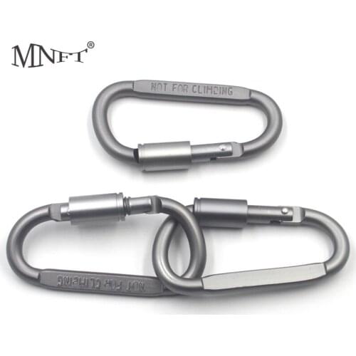 MNFT 10PCS Outdoor Equipment Fishing Tents Snap Safety Hook Buckle With Alloy Lock Camping Gear Travel Kit Survival Carabiner