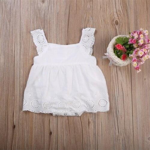 Fashion Emmababy Cute Girl Clothes For Girl Newborn Baby Girls Kids Clothes Cotton Romper Jumpsuit Playsuit Outfits