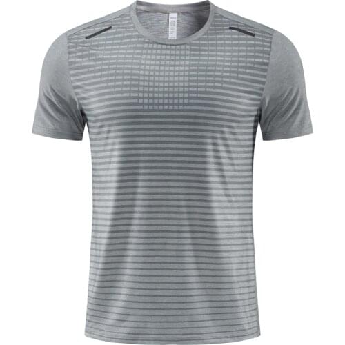 2021New Arrival Summer High Quality Mens Gym Tops Running Suit Sportswear T-shirt sweatsuit Breathable Custom LOGO and Brand