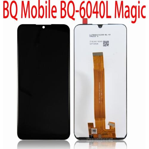 ORIGINAL For BQ Mobile BQ-6040L Magic BQ6040L BQ 6040L BQ-6040L LCD Display Screen Touch Sensor Digitizer Black Color+Tape&Tool