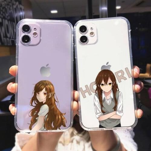 Zororong Anime Horimiya transparent Phone Case For iPhone 12 Mini 11 Pro XS Max X XR 7 8 Plus