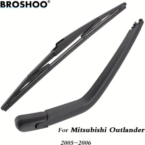 BROSHOO Car Rear Wiper Blades Back Windscreen Wiper Arm For Mitsubishi Outlander Hatchback (2005-2006) 355mm,Auto Styling