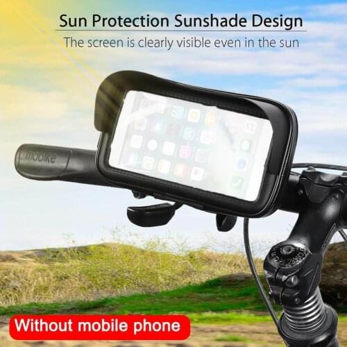 Bicycle Motorcycle Phone Holder Mobile Stand Support /6.21inch GPS Holder Bag Waterproof Bike Moto Movil 5.5inch Soporte O3G5