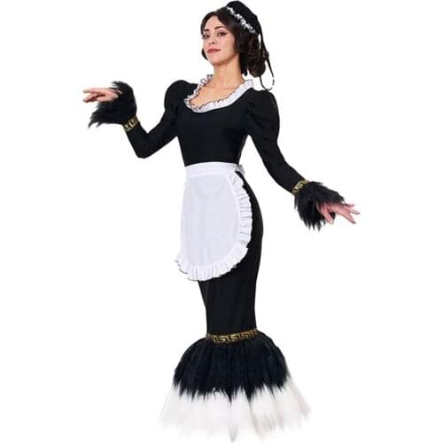 Sexy Women Mermaid Costume Skirt Fancy Party France Concert Maxi Skirts Mermaid Tail Party Evening Feather Duster Dance Dress