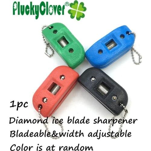 1pc Ice Blade Open Edge Grindstone Hand Held Diamond Ice Skating Sharpener Portable Figure skate Sharpener Tool Adjustable width