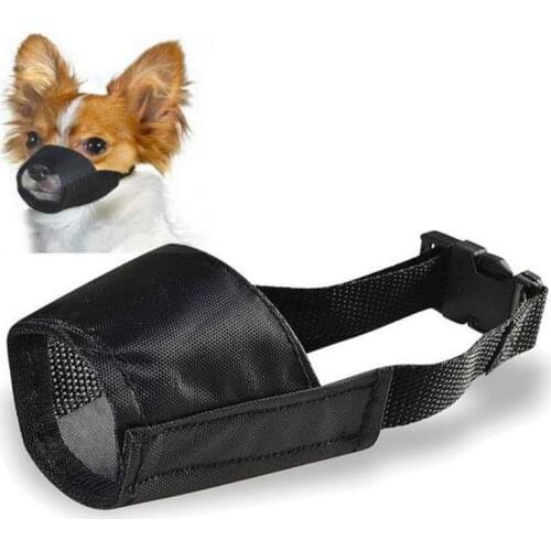 1PC Dog Training Product Pet Dog Adjustable Mask Mesh Breathable Muzzles Small Large Dog Mouth Muzzle Anti Bark Bite Chew