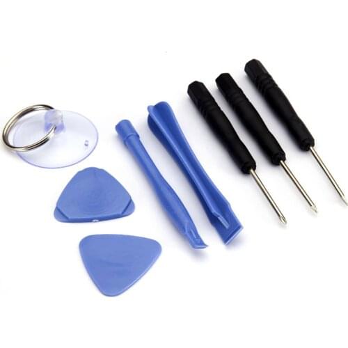 8 in 1 Smart Cell Mobile Phone Opening Pry Repair Tool Kit for IPhone X 8 7 6S 6 Plus Tablets PC Repair Accessory Bundles