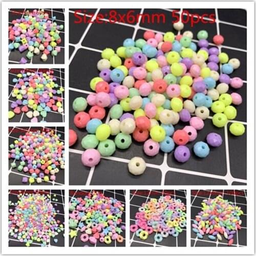 Acrylic Earrings Necklace Accessories Beads For DIY Jewelry Making Jewelry Necklace Accessories Wholesale