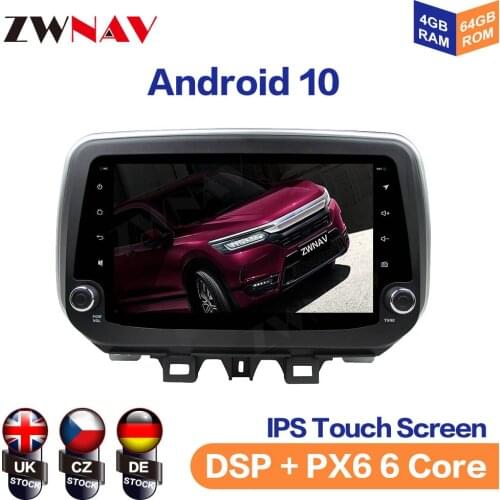 For Hyundai Tucson 2018 2019 2020 Android 10.0 4GB Car GPS Navigation Head unit Car Multimedia Stereo Player Stereo Radio Audio
