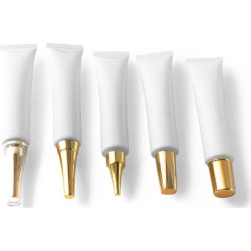 30/40ml white soft tube wash tube cleanser butter /hand cream foundation emulsion serum essence plastic cosemtic hose packing