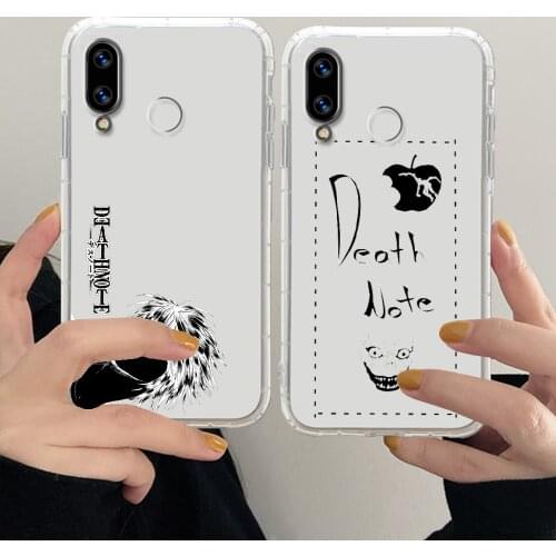 Death Note Phone Case For Huawei Honor 6 7 8 9 10 10i 20 A C X Lite Pro Play transparent painting funda trend Etui pretty shell