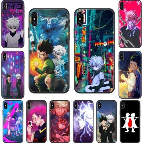 Anime Hunter x Hunters Phone case For iphone 4 4s 5 5S SE 5C 6 6S 7 8 plus X XS XR 11 PRO MAX 2020 black luxury waterproof