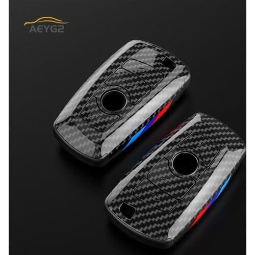 Carbon Fiber Car Remote Key Cover Case For BMW 1 3 5 Series F20 F30 G20 f31 F34 F10 G30 F11 X3 F25 CX4 I3 M3 M4 320i 530i 550i