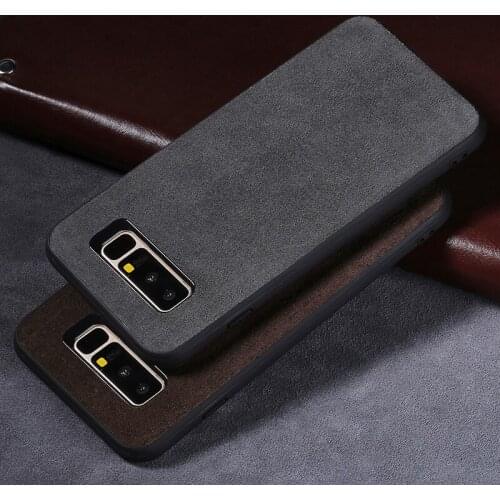 Phone Case For Samsung Galaxy S7 S8 S9 Plus Note 8 9 Case Suede leather Back Cover For galaxy A5 A7 A8 2017 j3 j5 Case