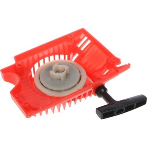 Lawn Mower Single Recoil Pull Start Starter For Chinese Chainsaw 4500 5200 5800 Garden Electric Tool Accessories Replacements