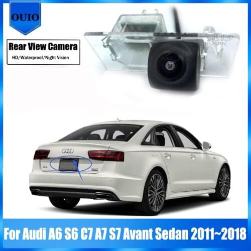 HD Rear Camera For Audi A6 S6 C7 A7 S7 Avant Sedan 2011 2012 2013 2014 2015 2016 2017 2018 Night vision Parking Reversing Camera