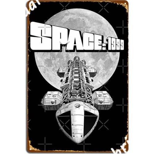 Space 1999 Tv Series Metal Sign Wall Decor Cinema Printing Cinema Living Room Tin Sign Poster