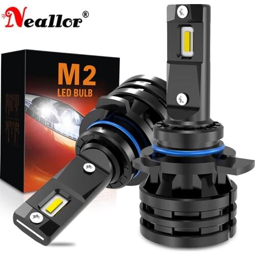2x 9012 HIR2 High Power Headlight Led Canbus 20000LM H1 H4 H8 H11 9005 9006 9012 Super Bright Bulbs Turbo Led Lamp For Car 12V