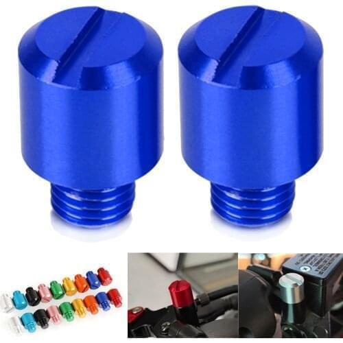 Motorcycle M10*1.25 Mirrors Hole Plug Screws Caps Cover Bolts For YAMAHA XSR900 XSR700 Tracer 900 GT Tracer 700 MT-07 FJ-07 MT03