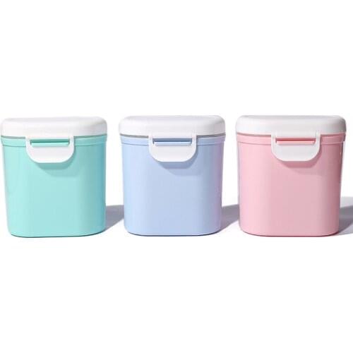 New Baby Milk Powder Portable Cute Pig Food Storage Box Essential Cereal Infant Milk Powder Box Toddle Snacks Container