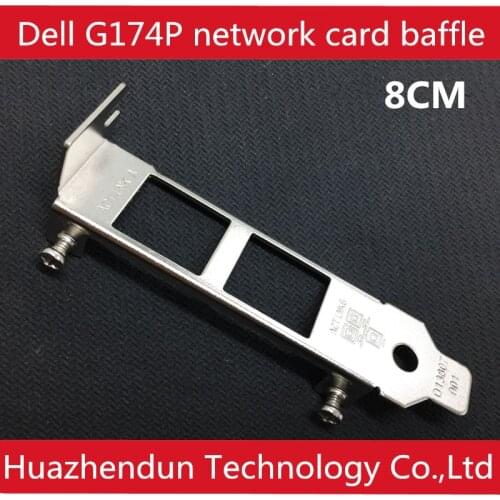 Suitable for dell G174P Dual-port Gigabit LAN 2U short bezel half height blank half-height baffle 2pcs free shipping