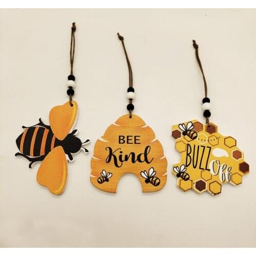 Bee Pendant Lovely Decorative Small Cute Bee Bag Hanging Pendant Decoration for Bees Festival