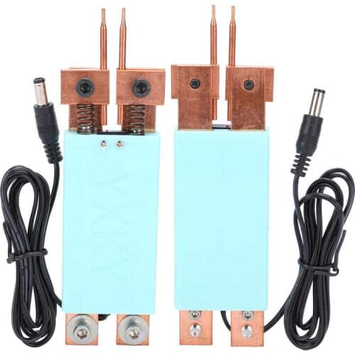 Integrated Spot Welder Pen Automatic Trigger Handheld Welding Tool 18650 Cyan for Industrial Spot Welding DC4-12V