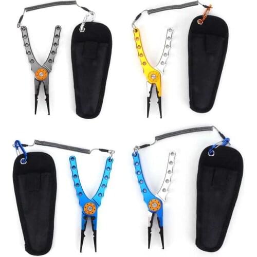 Fishing Lure Pliers Tongs Multifunction Aluminum Alloy Hook Remover Tool Equipment Fishing Tools