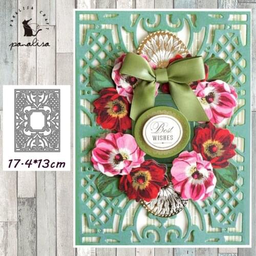 Panalisacraft Lace Background Metal Cutting Dies Craft Dies Scrapbooking Card Making Album Embossing Stencil Die Cut Decoration