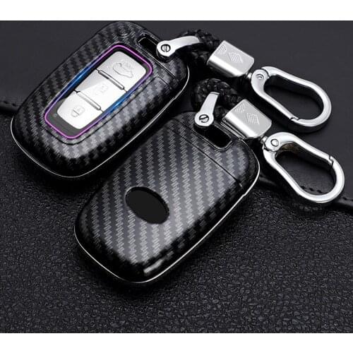 Car Key Fob Shell Cover 3/4 Button Smart key Case For KIA Forte Sportage K2 K5 For Hyundai Genesis Coupe Sonata ix35