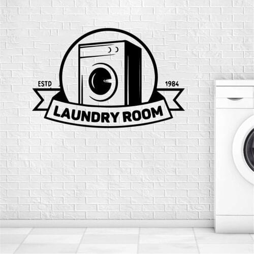 Fashion laundry room wash Home Decorations Decal Living Room Children Room Removable Decor Wall Decal Vinyl PH51