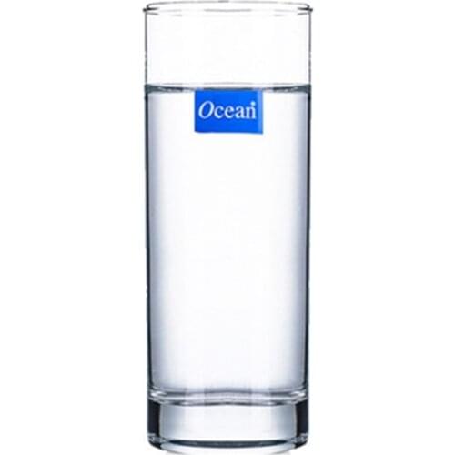 Heat resistant and transparent glass drinking glass for ocean juice cup in living room