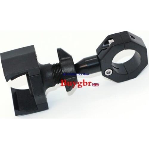 Universal Motorcycle Handlebar Mounting System Fits 1-1/4" (1.25") handlebars enabling you to mount your portable device(s)