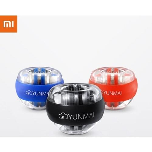 Xiaomi Youpin Yunmai Wrist Ball Trainer LED Gyroball Essential Spinner Gyroscopic Forearm Exerciser Gyro Pressure Relief Ball