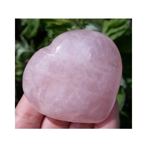 YM 327 BEST!! NATURAL Rose quartz crystal heart healing
