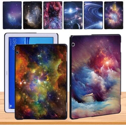 For Huawei MediaPad T5 10 10.1 Inch Tablet Drop Resistant Tablet Protective Back Cover + Free Stylus