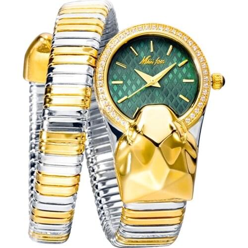 Unique Design Silver Gold Steel Bangle Watch for Women Fashion Casual Ladies Quartz Watches Luxury Crystal Hip Hop Female Clock