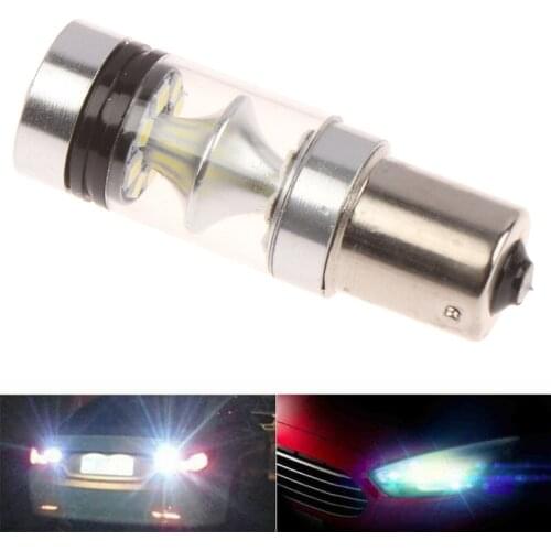 1Pc P21W BA15s 1156 LED Canbus Reversing Light Auto Reverse Backup Lamp Bulbs For BMW Hyundai Mazda Ford New Focus