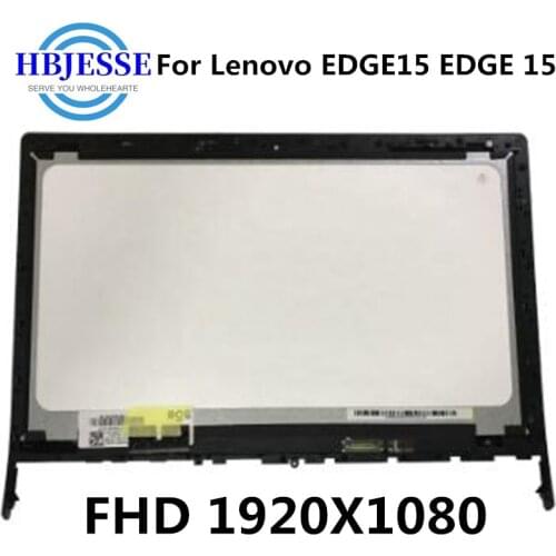15.6 inch FHD 1920X1080 LCD Display Touch Screen Digitizer assemble + frame bezel for Lenovo EDGE 15 EDGE15 80K9 EDGE 15 80H1